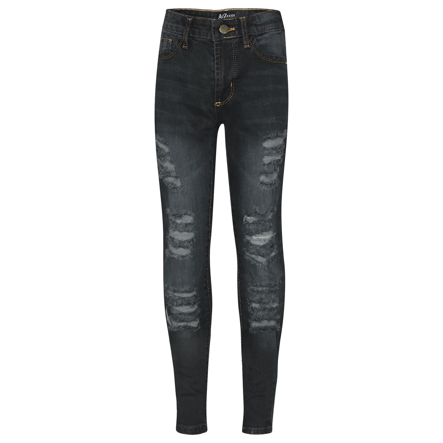 A2Z 4Kids Kids Ripped Jeans Comfort Stretch Jeans Cotton  Pants  Age 3-14 Years