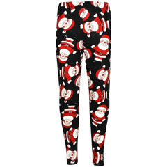 A2Z 4 Kids Girls Christmas Leggings Multi Xmas Fashion Legging