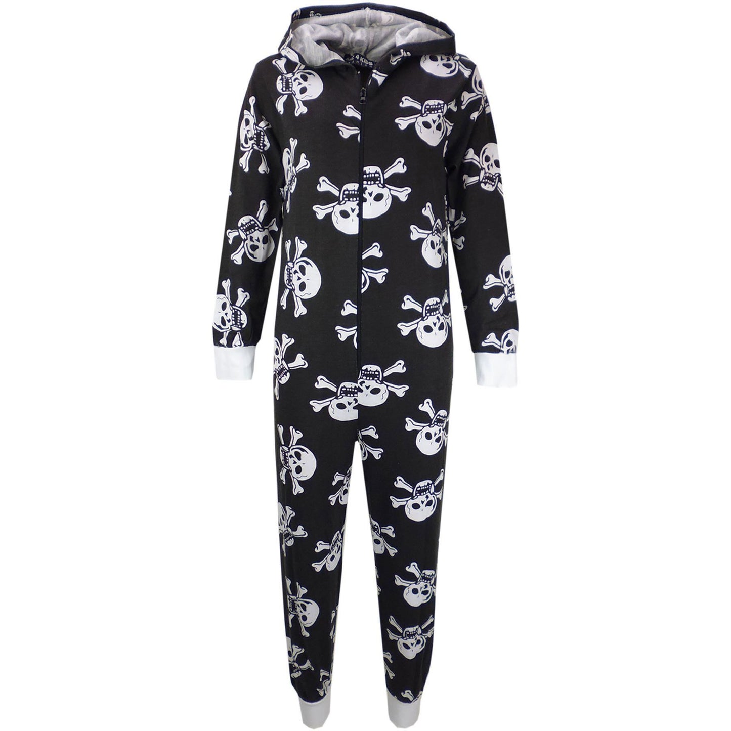 Kids Girls Boys Skull Print Crop Top Legging Skater Dress Halloween Costume 5-13