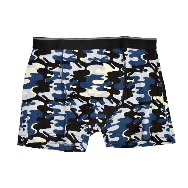 A2Z 4 Kids Boys Boxer Pack Of 3 Plain Camouflage Knickers Cotton Mix Underpants