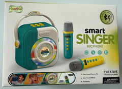 A2Z 4 Kids Bluetooth Karaoke Machine with 2 Wireless Mics & Rechargeable Speaker