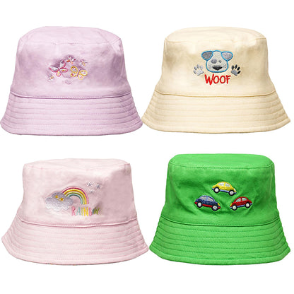 Baby Infant Toddler Reversible Bucket Hat Summer Sun Protection Beach Cap