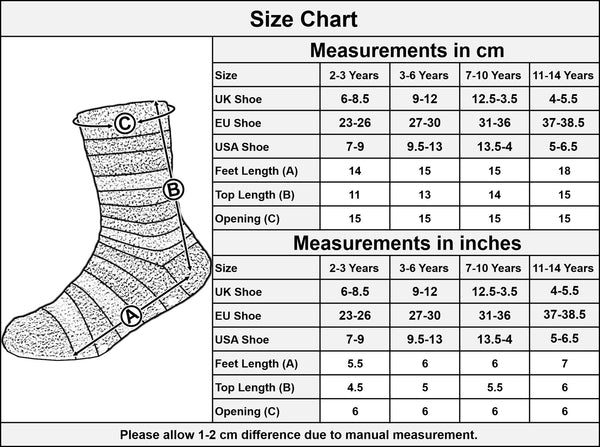 Kids Boys Cosy Thermal Socks Super Soft Fluffy Warm Non Skid Grippers Socks