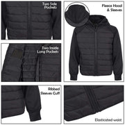 A2Z Kids Boys Fashion Padded Casual Bubble Coat School Jacket Age 5 6 7 8 9 10 11 12 13 Years
