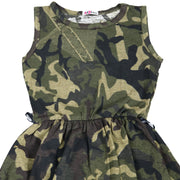 Kids Girls Skater Dress Party Dresses With Free Belt For Children New Age 2-13 - A2Z 4 Kids