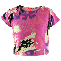 A2Z 4 Kids Girls Crop Top Shorts Summer Outfit Short Set Age 7-13 Years