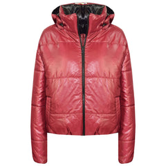 Girls Jackets Kids Reversible Cropped Hooded Padded Puffer Jacket Coat 5-13 Year