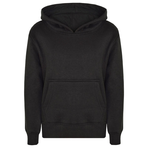 A2Z 4 Kids Girls Boys Sweat Shirt Tops Designer's Casual Plain Black Pullover Sweatshirt Fleece Hooded Jumper Coats New Age 2 3 4 5 6 7 8 9 10 11 12 13 Years
