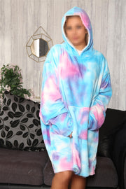 A2Z Unisex Mens Ladies Oversized Kangaroo Pocket Hooded Animal Wearable Blanket