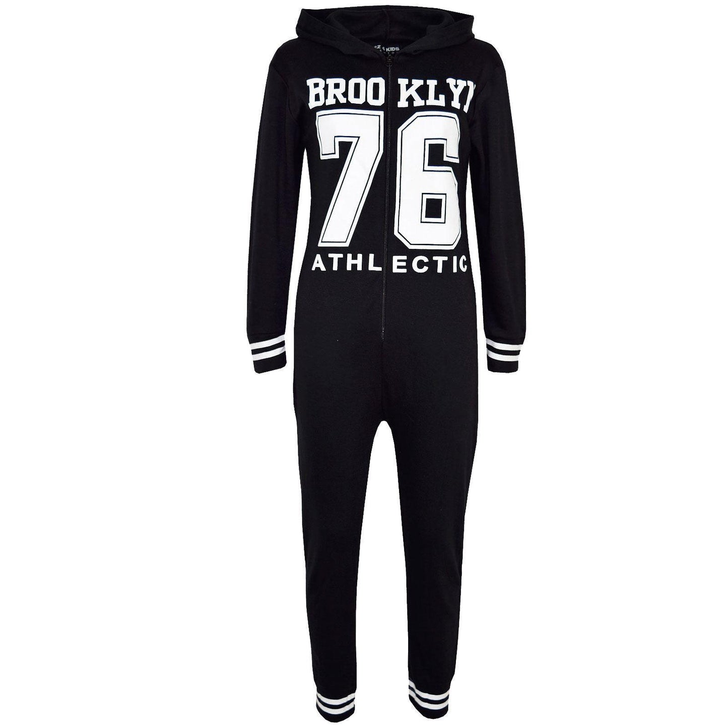 A2Z Onesie One Piece Kids Girls Boys Brooklyn Print Pyjamas Costume Gifts