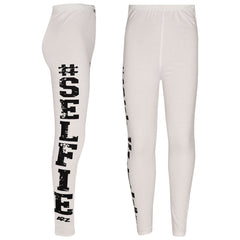 Girls Top Kids Designer's #Selfie Fashion T Shirt Top & Legging Set 7-13 Years