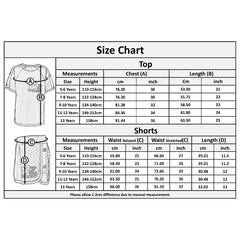 A2Z 4 Kids Girls Boys T-shirt Shorts Set Short Sleeve Raglan Style 2 Piece Sets
