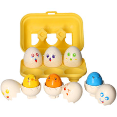 Kids Squeaky Matching Eggs Color Shape Educational Sorter Baby Toddler Kids Toys