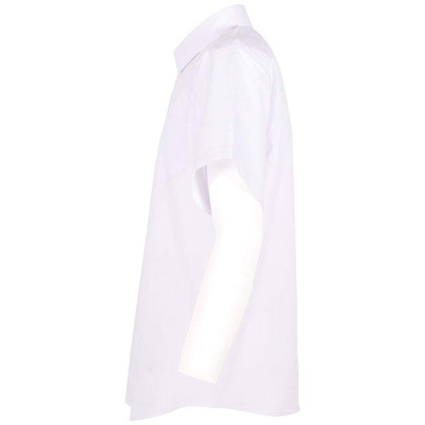 Kids Girls 2 Pack School Uniform Shirts Regular Fit Soft Feel School Shirts 3-16