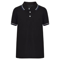 Kids Boys Girls Polo T Shirt Designer Plain Color School T-Shirts PE Top 3-13 Yr