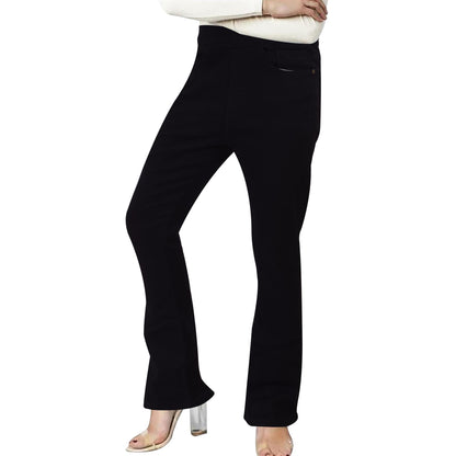Womens Denim Jeans Comfort Stretch Flared Bell Bottom Fashion Pants For Ladies