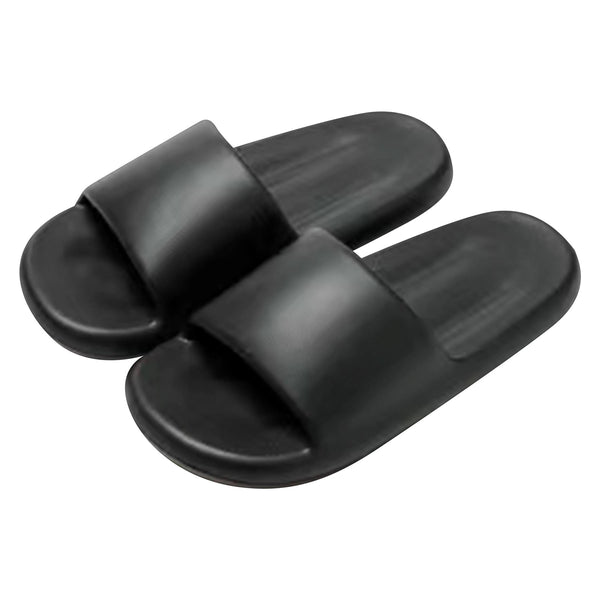 A2Z Mens Womens Open Toe Thick Sole Anti-Slip Pool Slides Bathroom House Sliders