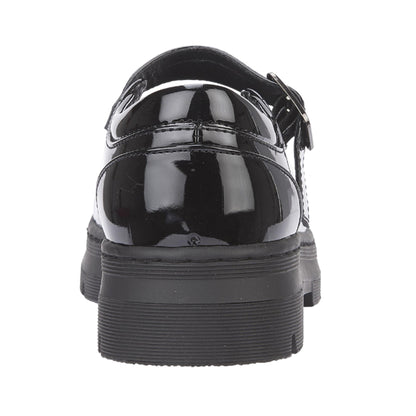 A2Z 4 Kids Girls Back To School Scallop Bar Shoe PU Leather Mary Jane Shoes