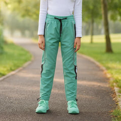 Kids Girls Cargo Trousers Elasticated Waist Drawstring Joggers Activewear Pant
