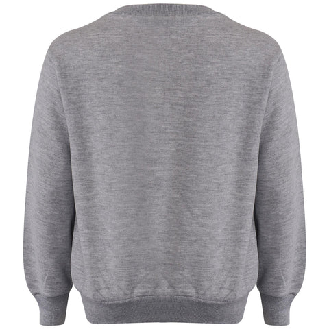 A2Z 4 Kids Grey Tracksuit Jumper Sweatshirt Set with Jogger Bottoms PE School Sports Activewear Set Girls Boys Children Age 5-13 years