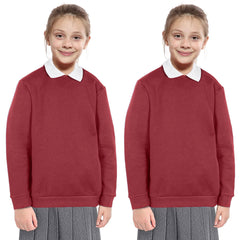 Kids Girls Boys Unisex Scouts School Uniform Jumper Pack Of 2 Cardi Sweatshirt
