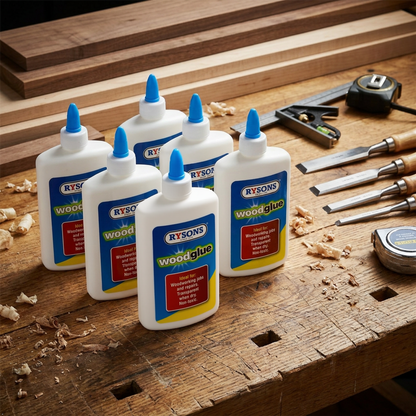 A2Z Wood Glue Strong Bond Adhesive DIY Woodworking Repair Clear Dry Multi Pack