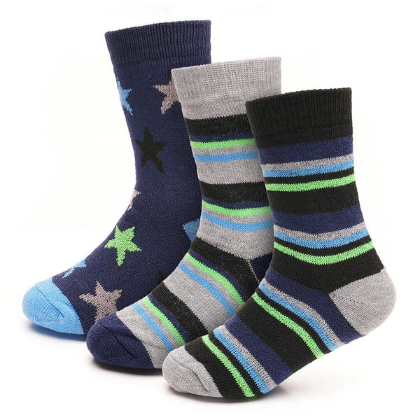 Kids Boys Girls Thermal Socks Winter Warmth Thick Insulated Cosy Warm Socks