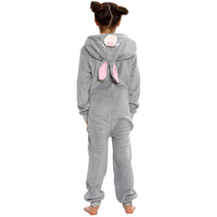 A2Z 4 Kids Girls Boys Bunny Costume Jumpsuits Soft Plush Fleece