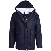 PU Raincoat Jacket Windbreaker Waterproof Parka Hooded For Girls Boys Age 5-13 Years