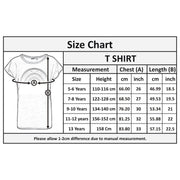 Girls T Shirt Kids Rainbow Print Stylish Round Neck T Shirt Tank Top & Tees 5-13