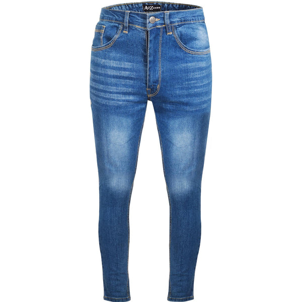 A2Z Womens Denim Jeans Comfy Stretchy Skinny Trouser Ladies Bottoms Trendy Pants