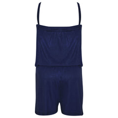 Kids Girls Plain Color Playsuit Trendy Summer All In One Jumpsuit New Age 5-13 Y
