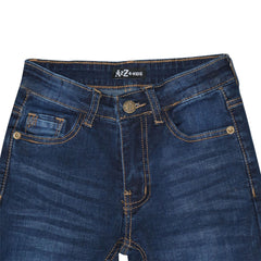 Kids Faded Denim Jeans Comfort Stretch Trousers Pants Boys Age 5-13 Years