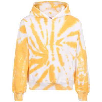 A2Z 4 Kids Girls Sweatshirt Tops Casual Tie Dye Print Mustard Pullover Sweatshirt Fleece Hooded Jumper Coats Age 5-6, 7-8, 9-10, 11-12 & 13 Years