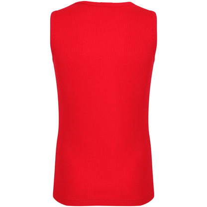 Kids Girls Ribbed Vest Top 100% Thick Cotton Fashion Tank Tops T Shirt 2-13 Year