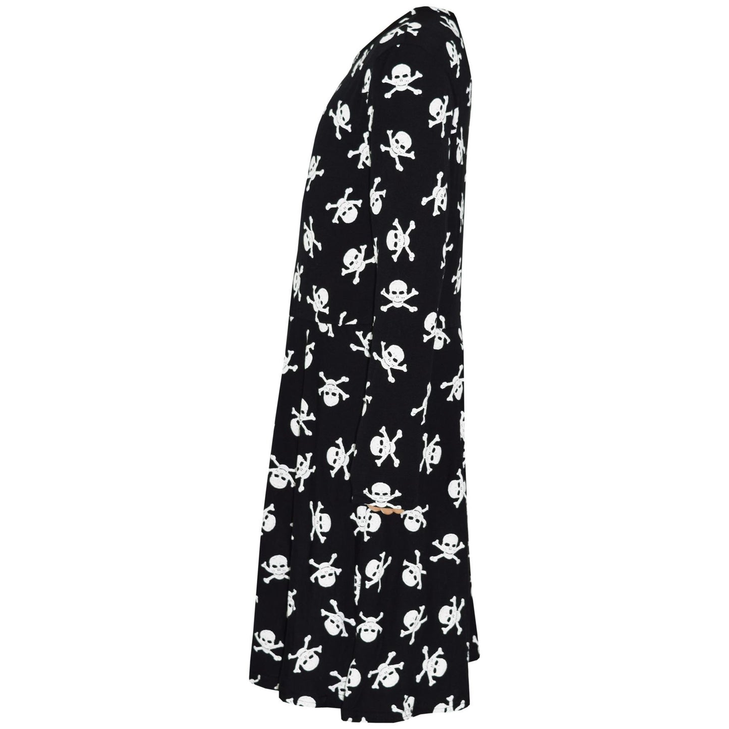 Kids Girls Skull Print Crop Top Legging Skater Dress Halloween Costume 7-13 Year