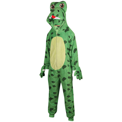 Kids Unisex Frog Face A2Z Onesie One Piece All in One Animal Theme Jumpsuit