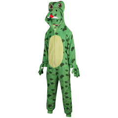 Kids Unisex Frog Face A2Z Onesie One Piece All in One Animal Theme Jumpsuit