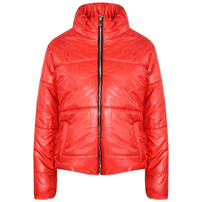 Girls Jacket Kids Wetlook Cropped Padded Quilted Puffer Bubble Jackets Coat 5-13