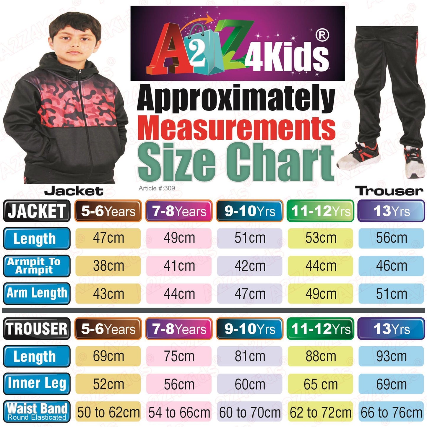 Kids Boys Girls Tracksuit Camouflage Panelled Hooded Top & Bottom Jogging Suits