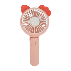 A2Z 4 Kids Portable Mini USB Fan Rechargeable Cute Animal Ears Pink/Blue Fan