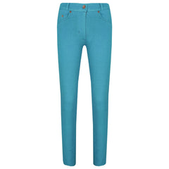 Kids Skinny Jeans Girls Stretchy Jeggings Fit Pants Coloured Trousers 5-13 Years