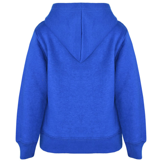 A2Z 4 Kids Girls Plain Royal Tracksuit Hooded Sweat Hoodie & Bottom Jog Suit Joggers Age 2 3 4 5 6 7 8 9 10 11 12 13 Years