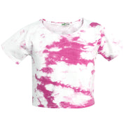 A2Z 4 Kids Girls Crop Top & Legging Pink Tie Dye Print Trendy Fashion Summer Outfit Clothing Sets New Age 5 6 7 8 9 10 11 12 13 Years