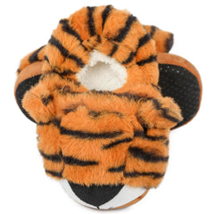 Kids 3D Animal Slippers Soft Plush Non Slip Sole Tiger Leopard Unicorn Shoes
