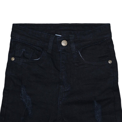 Boys Stretchy Jeans Kids Ripped Denim Skinny Jeans Pants Trousers Age 5-13 Years