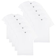 Girls Boys Pack of 10 Plain PE School T Shirts Lightweight Summer Soft Feel Top
