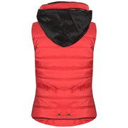 A2Z 4 Kids Kids Girls Boys Designer's Red Sleeveless Hooded Padded Quilted Puffer Bubble Gilet Bodywarmer Jackets 5-13 Years