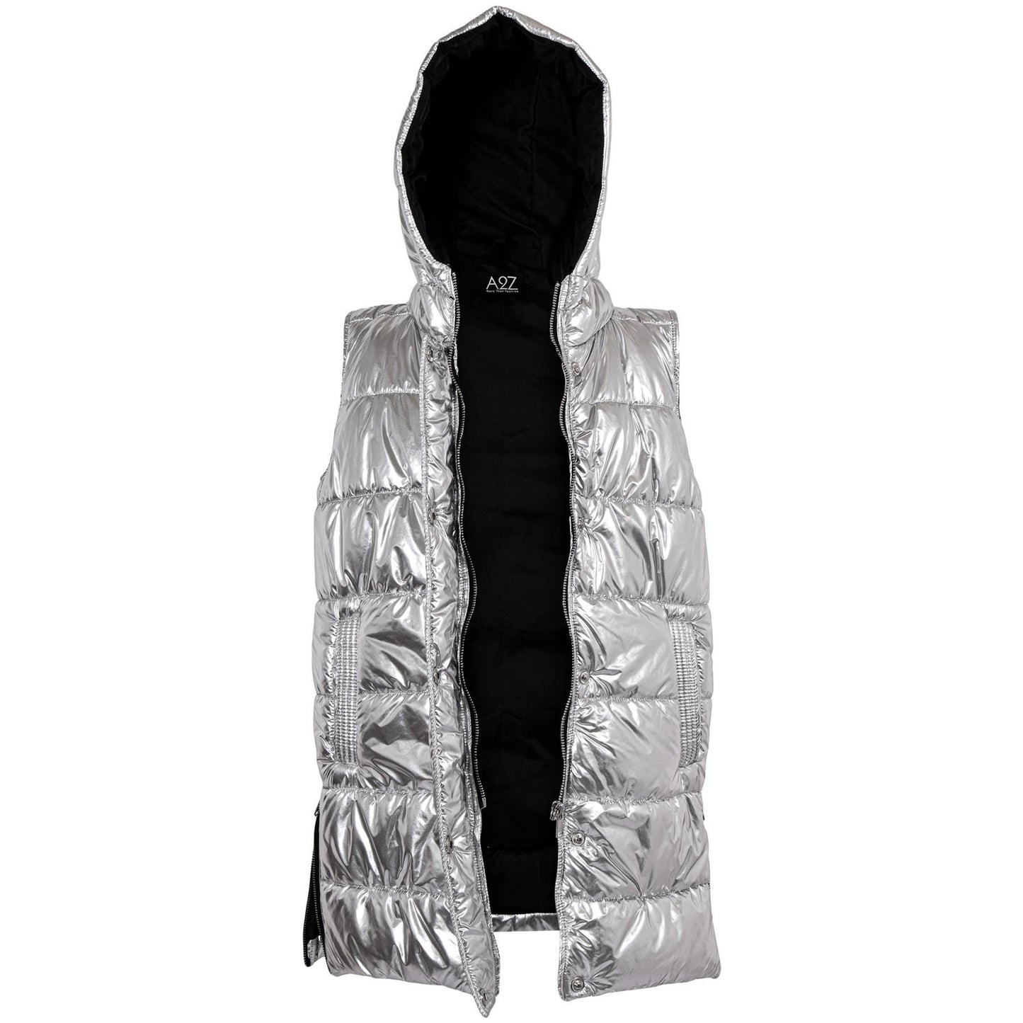 Ladies Oversized Gilet Long Line Style Jacket Long Sleeveless Fashion Women Coat