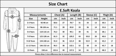 Kids Fleece A2Z Onesie One Piece Jumpsuit Koala Pyjamas Gift For Boys Girls 2-13